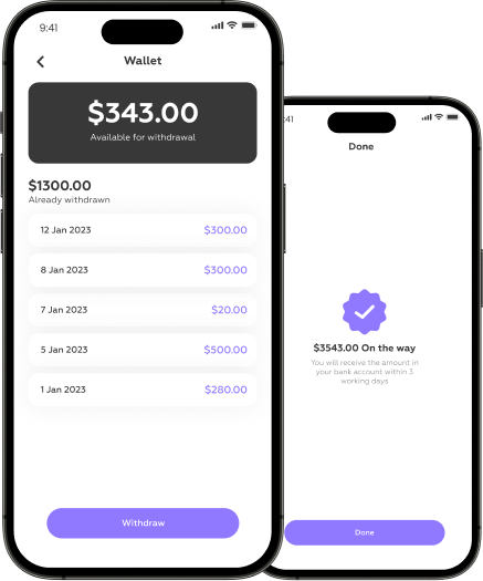 cruzen app wallet system